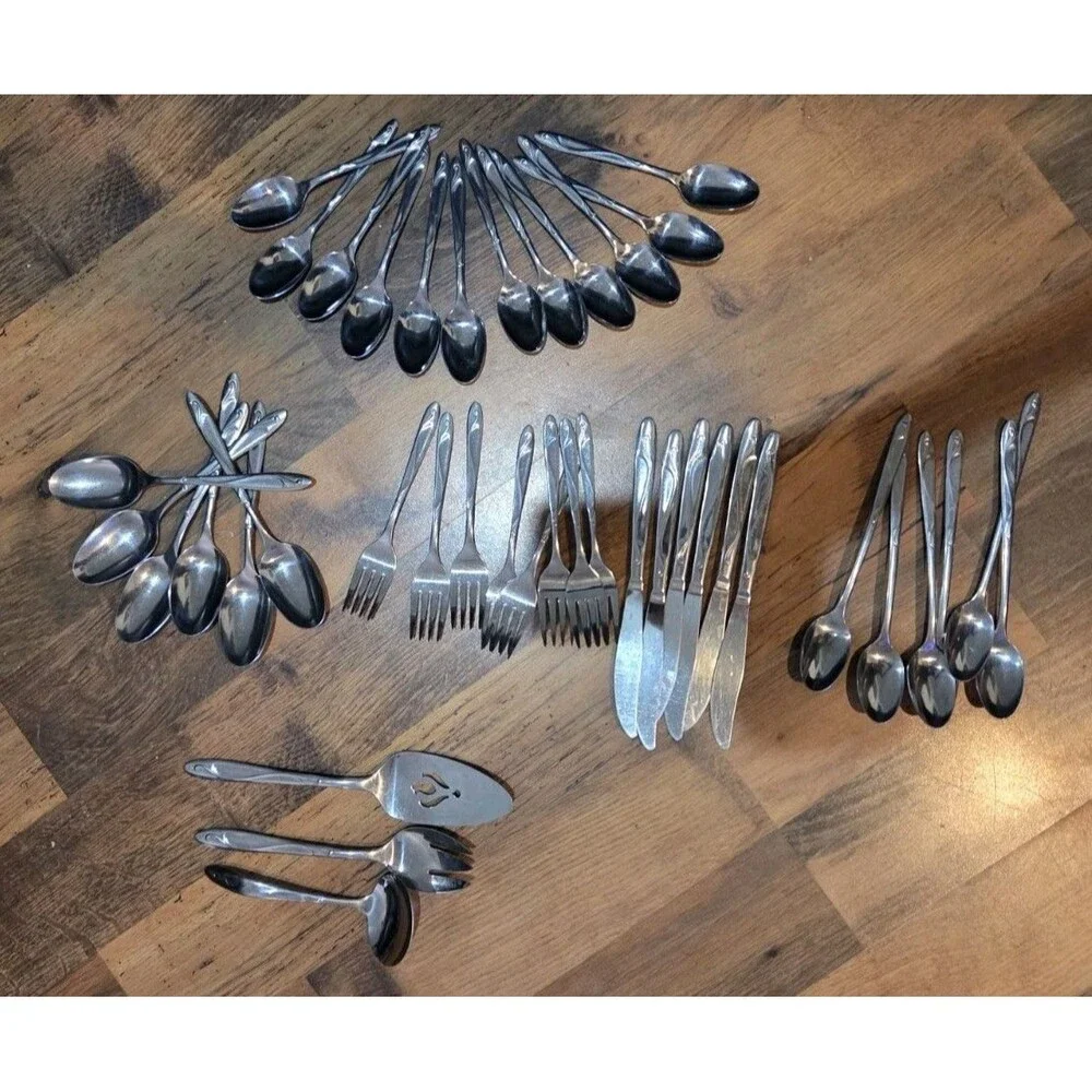 silco retro silverware